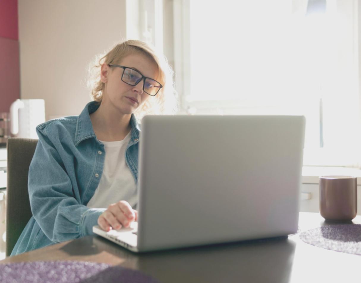Family reviewing budget plans together